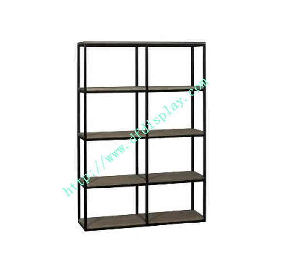 WOODEN DISPLAY floor stand 4 shelves