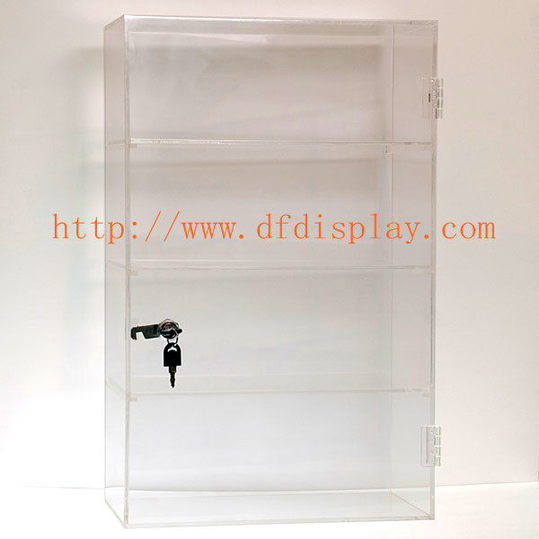 Acrylic Countertop showcase with lock